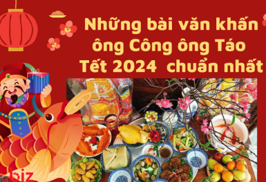 Những bài văn khấn ông Công ông Táo 2024 chuẩn nhất cho gia chủ một năm sung túc