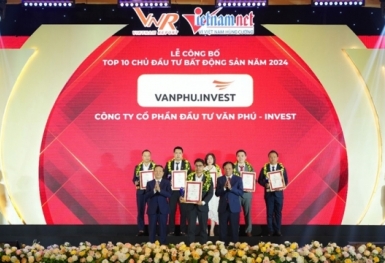 Văn Phú – Invest lần thứ 2 liên tiếp lọt vào danh sách Top 10 Chủ đầu tư bất động sản