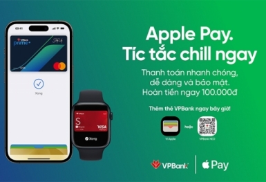 An toàn và thuận tiện với giao dịch bằng thẻ VPBank trên Apple Pay