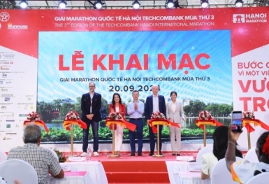 Giải Marathon quốc tế Hà Nội Techcombank mùa 3 lan tỏa ý nghĩa nhân văn