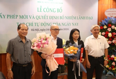 Tạp chí Tự động hóa Ngày nay công bố Giấy phép hoạt động mới và Quyết định bổ nhiệm lãnh đạo