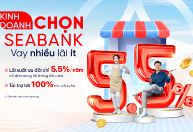 SeABank dành 5.000 tỷ đồng cho vay khách hàng cá nhân bổ sung vốn kinh doanh