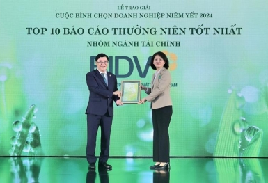 BIDV năm thứ 2 liên tiếp nhận giải thưởng “Top 10 Báo cáo thường niên tốt nhất – Nhóm ngành tài chính”