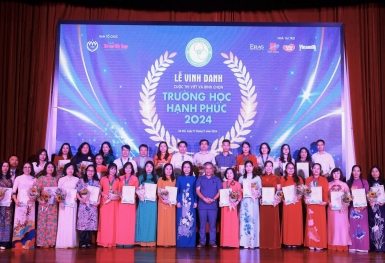 Lễ vinh danh 'Trường học hạnh phúc' 2024: Hành trình lan tỏa giá trị nhân văn và niềm vui học đường