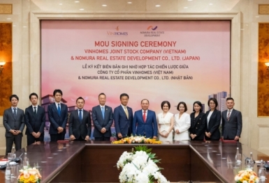 Vinhomes và Tập đoàn Nomura Real Estate hợp tác chiến lược trong lĩnh vực phát triển bất động sản