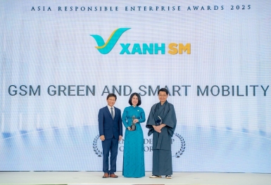 Xanh SM được vinh danh giải thưởng Lãnh đạo Xanh châu Á năm 2025