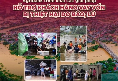 Agribank tiên phong giảm lãi suất, đồng hành cùng khách hàng vượt qua bão lũ