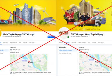 Cảnh giác trước chiêu trò giả mạo tuyển dụng T&T Group trên mạng xã hội để lừa đảo