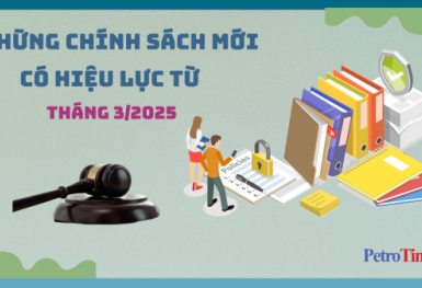 Những chính sách mới có hiệu lực từ tháng 3/2025