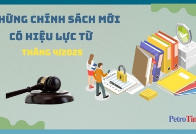 Những chính sách mới có hiệu lực từ tháng 4/2025