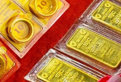 Giá vàng trong nước tiếp tục tăng, ngược chiều thế giới