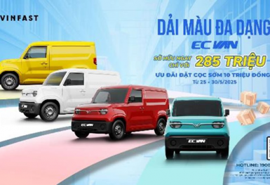 VinFast EC Van sẽ là “dấu chấm hết” cho các dòng xe chở hàng chạy xăng?