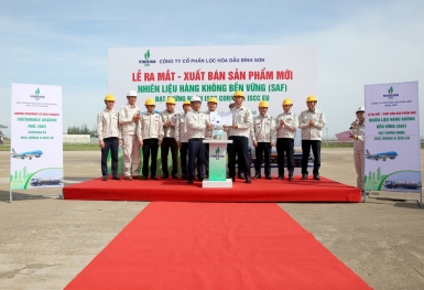 BSR xuất bán lô sản phẩm mới Nhiên liệu hàng không bền vững (SAF)