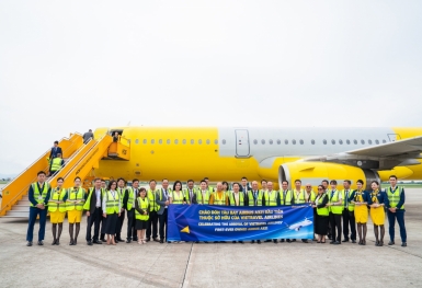 Vietravel Airlines hiện thực hóa chiến lược mở rộng với tàu bay Airbus A321 đầu tiên