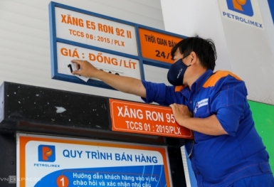 Giá xăng dầu đồng loạt tăng trở lại từ 15h ngày 10/7
