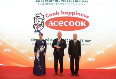 Acecook Việt Nam vào Top 50 Doanh nghiệp phát triển bền vững tiêu biểu 2025