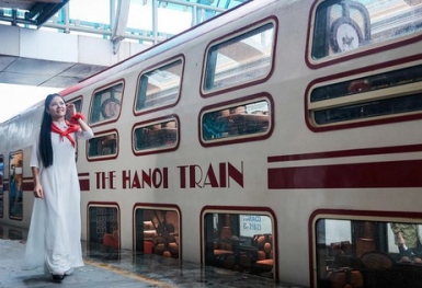 Đường sắt ra mắt đoàn tàu du lịch 'Hà Nội 5 cửa ô', sẽ chạy vào tháng 9