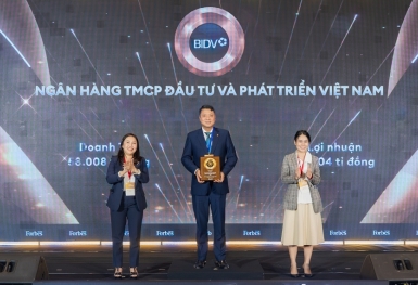 BIDV được vinh danh “Top 50 công ty niêm yết tốt nhất Việt Nam”