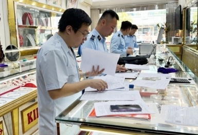 Ngày 9/9/2025 thanh tra việc chấp hành pháp luật của các doanh nghiệp kinh doanh vàng