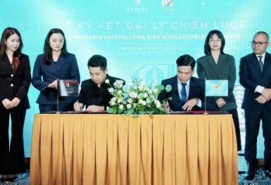 NobleX Group công bố Đại lý phân phối độc quyền Dự án Noble Crystal Long Bien WorldHotels Residences