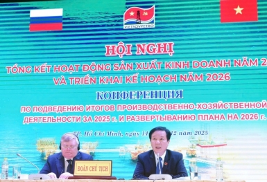 Vietsovpetro: Giữ vững vai trò trụ cột khai thác dầu khí, mở rộng lĩnh vực hoạt động