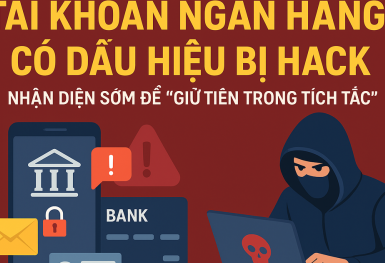 Tài khoản ngân hàng có dấu hiệu bị hack: Nhận diện sớm để 'giữ tiền trong tích tắc'