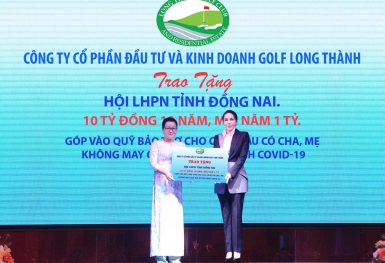 Golf Long Thành tài trợ 10 tỷ đồng cho chương trình 'Mẹ đỡ đầu' tỉnh Đồng Nai