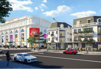 'Siêu phẩm' nhà phố thương mại dần thành hình giữa trung tâm thành phố Đông Hà