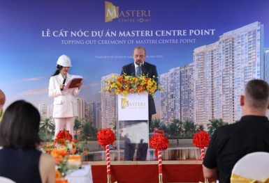Masteri Centre Point của Masterise Homes bước vào giai đoạn hoàn thiện