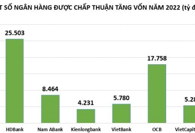 Thêm loạt ngân hàng nhận được cái ‘gật đầu’ tăng vốn điều lệ từ NHNN