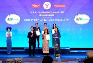 FPT Retail được vinh danh Thương hiệu mạnh Việt Nam lần thứ 9 liên tiếp