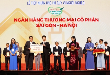 Ngân hàng SHB chung tay ủng hộ Quỹ 'Vì người nghèo' 2022