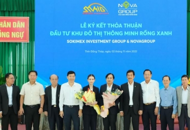 NovaGroup và Sokimex cam kết đầu tư, phát triển dự án khu đô thị BLUE DRAGON