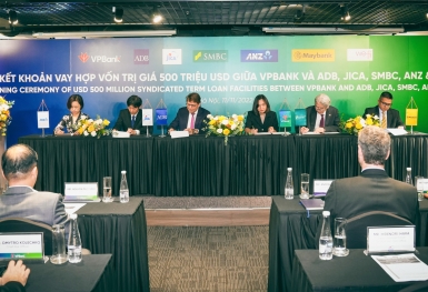 VPBank huy động thành công khoản vay 500 triệu USD từ 5 định chế tài chính quốc tế