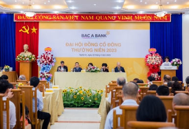 BAC A BANK được thông qua phương án tăng vốn điều lệ lên gần 9.900 tỷ đồng