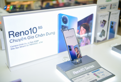 Đặt trước OPPO Reno10 5G 256GB tại FPT Shop, nhận ngay quà tặng hấp dẫn cùng cơ hội ăn tối với ca sĩ Anh Tú
