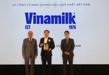 Qua 20 năm cổ phần hóa, Vinamilk luôn nằm trong Top doanh nghiệp niêm yết hàng đầu Việt Nam