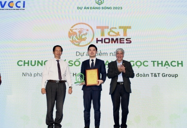 Dự án của T&T Homes được vinh danh Dự án đáng sống năm 2023