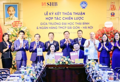 SHB hợp tác chiến lược với Đại học Thái Bình nâng cao chất lượng đào tạo và nguồn nhân lực