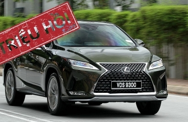 Triệu hồi Lexus RX do vấn đề bơm nhiên liệu