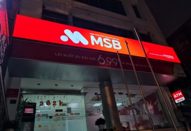 MSB thông báo bán đấu giá loạt tài sản đảm bảo