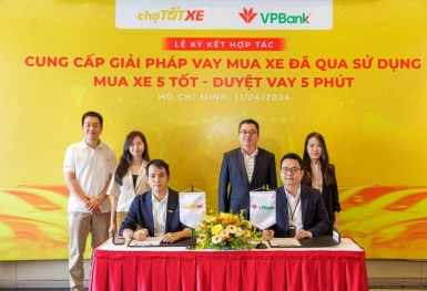 VPBank và Chợ Tốt Xe hợp tác triển khai gói vay mua xe 5 tốt, duyệt vay 5 phút