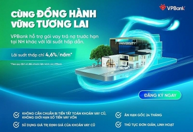 VPBank ra mắt gói vay tái tài trợ, lãi suất chỉ từ 4,6%/năm