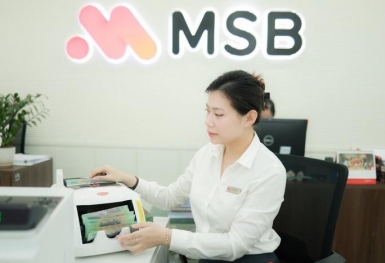 MSB tăng trích lập dự phòng rủi ro, lợi nhuận quý III sụt giảm