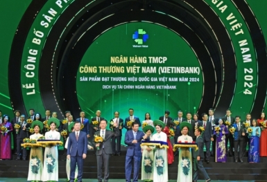 VietinBank lần thứ 8 liên tiếp được vinh danh Thương hiệu Quốc gia Việt Nam