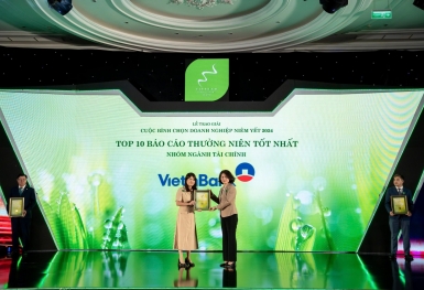 VietinBank giành cú đúp giải thưởng về Báo cáo thường niên tại VLCA 2024