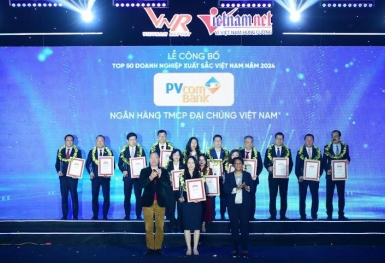 PVcomBank vươn tầm trong Top 500 Doanh nghiệp lớn nhất Việt Nam năm 2024