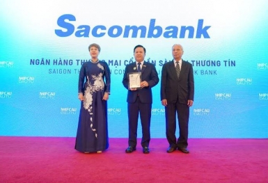 Sacombank tiếp tục ghi dấu ấn trong phát triển bền vững