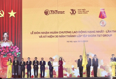 T&T Group của Bầu Hiển được vinh danh Top các doanh nghiệp tư nhân tiêu biểu
