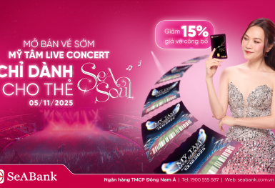 SeABank mang cơ hội săn vé miễn phí cho khách hàng trải nghiệm Mỹ Tâm Live Concert 2025